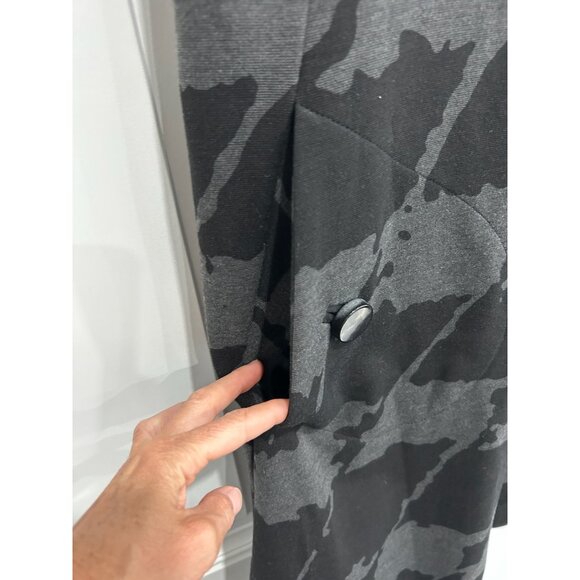 Michael Michael Kors Houndstooth Sleeveless Sheath Dress Size M Black Gray - Picture 4 of 10